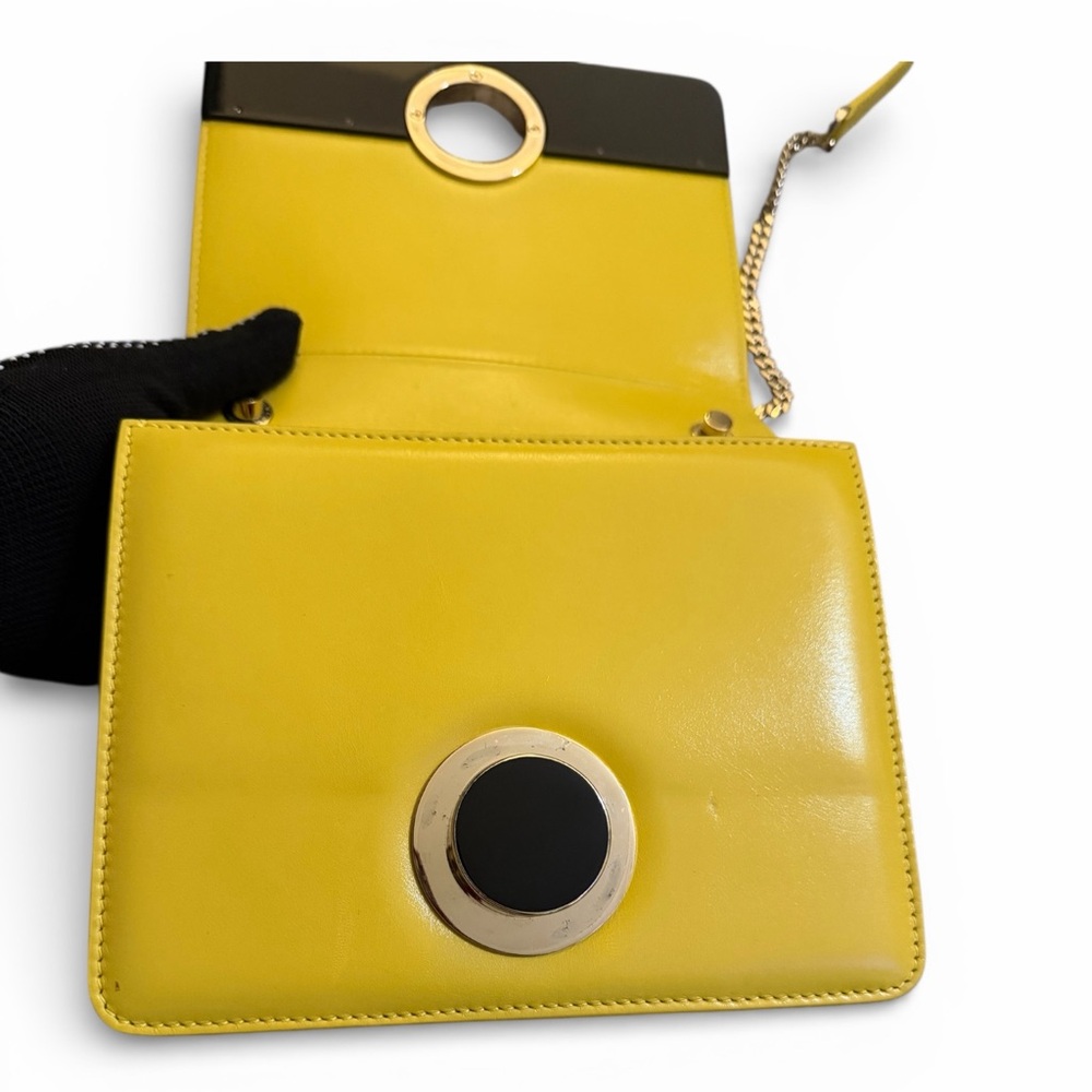 SOLD‼️ Bvlgari Yellow and Black Shoulder Bag - Picture 5 of 7